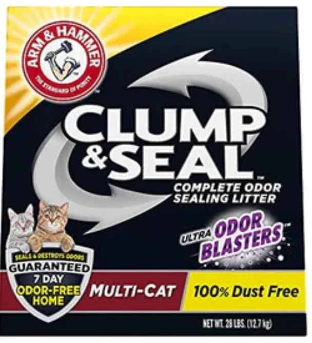 Arm & Hammer Clump & Seal Multi-Cat Cat Litter - 28 Lbs