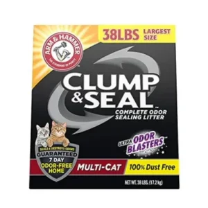 Arm & Hammer Clump & Seal Multi-Cat Cat Litter - Fresh Scent - 38 Lbs