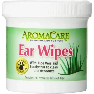 AromaCare Ear Wipes, 100 Count