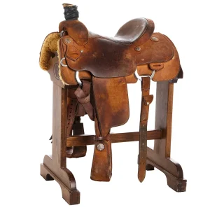 Arts Saddle Shop Used 15in Roughout Team Roper