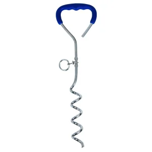 Aspen Pet Blue Easyturn 18-inch Dog Tie-Out Containment System