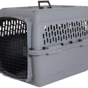 Aspen Pet Traditional Pet Kennel - Gray