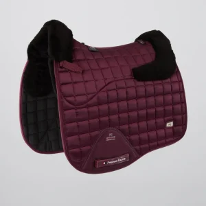 Atlantis CC Satin Wool Dressage Square Wine/Black Wool