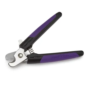 Aussie Dog Nail Clipper Large, Black-Purple