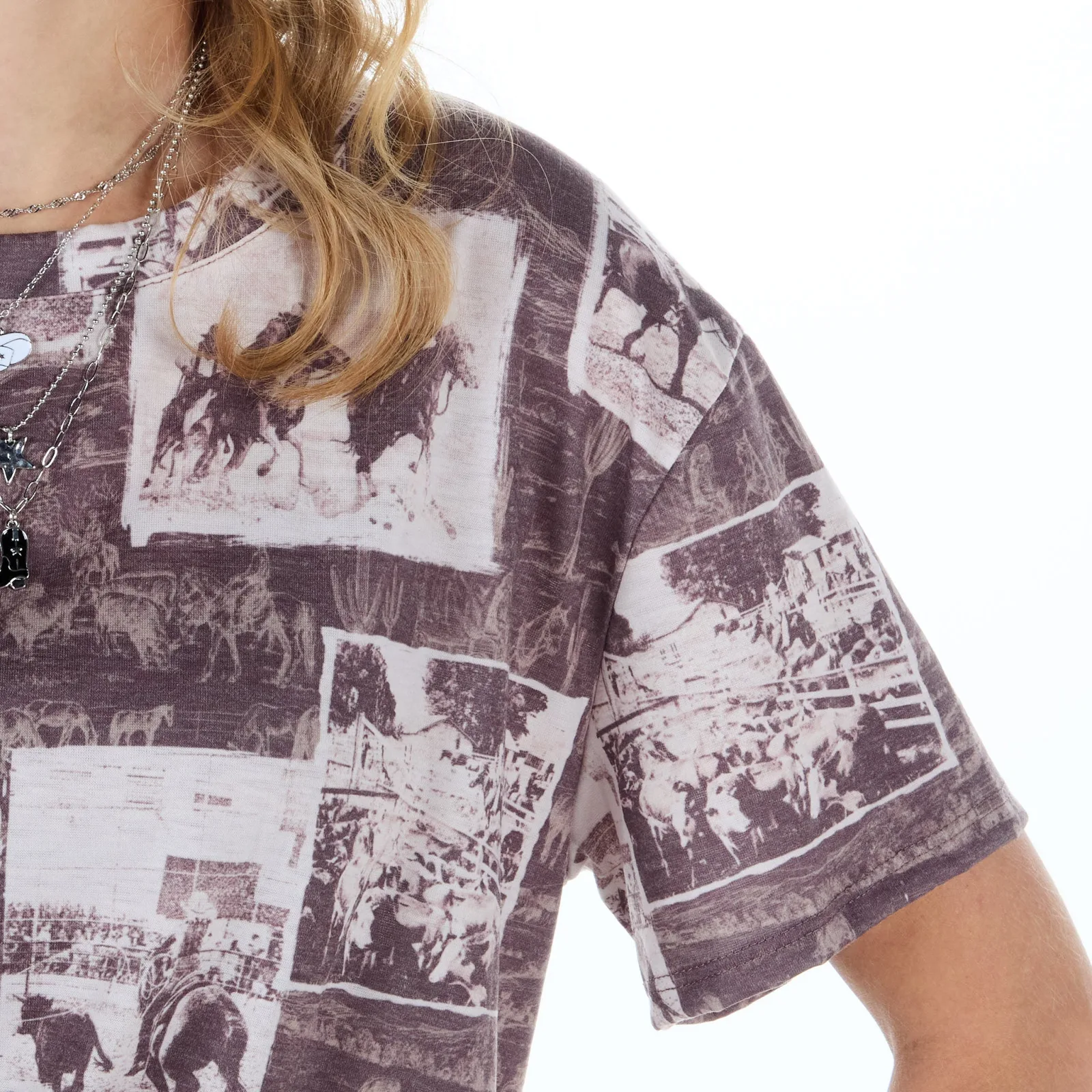 Avery Women's Black Western Photo Tee - Image 2