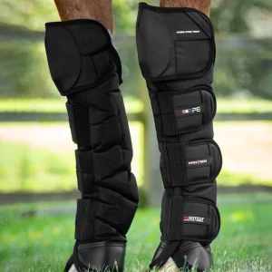 Ballistic Knee Pro-Tech Horse Travel Boots Black