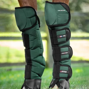 Ballistic Knee Pro-Tech Horse Travel Boots Green