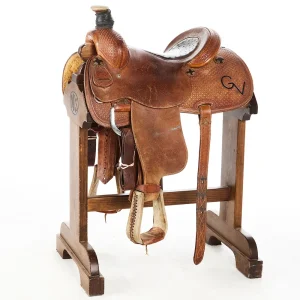 Bar M Saddlery Used 14.5in Saddlery Team Roper