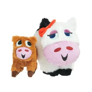 BARK Cow Dog Plush Toy - Fun & Cuddly Pet Playmate