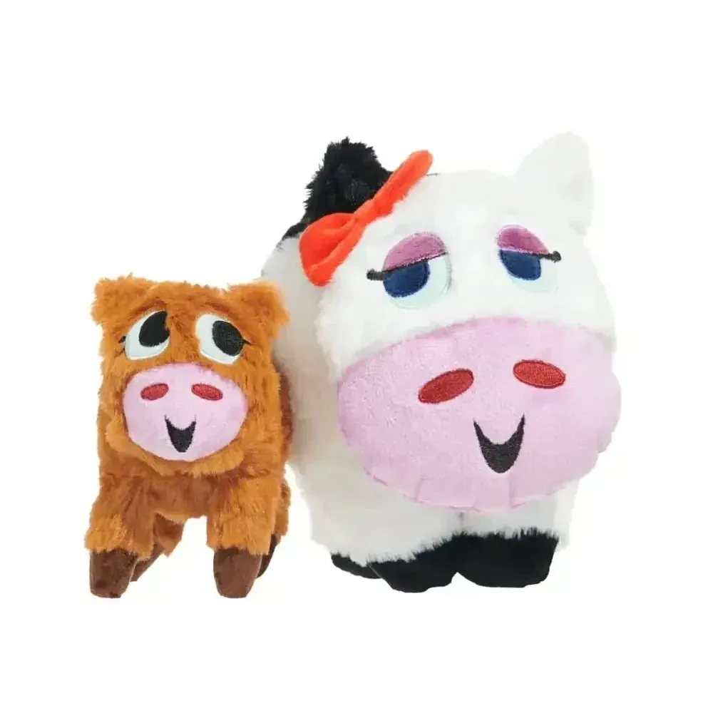 BARK Cow Dog Plush Toy - Fun & Cuddly Pet Playmate