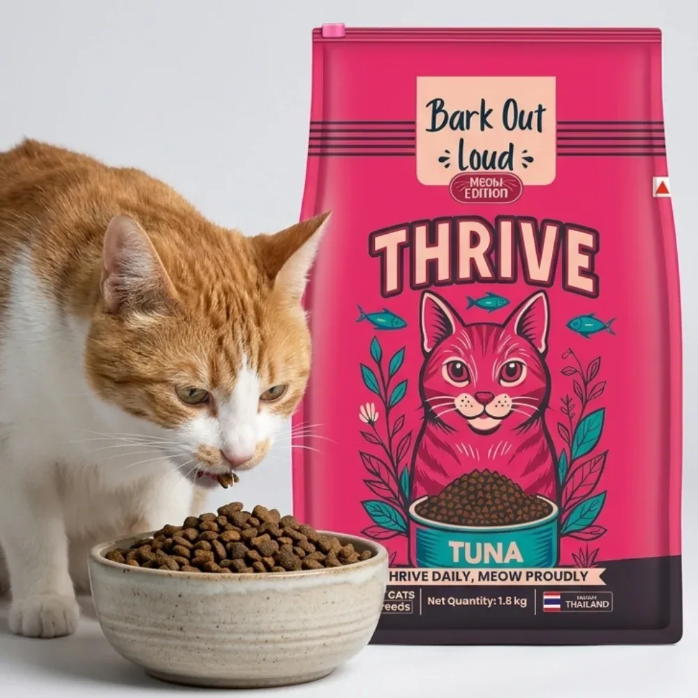 Bark Out Loud Thrive Tuna Flavour Adult Cat Dry Food - Image 2