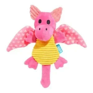 BARK Valentine Dog Toy - Cute Plush Dragon for Pets