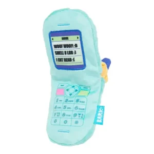 BARK Yip Phone Dog Toy - Fun Plush for Playtime