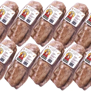 Barking Buddha Small Peanut Butter Beef Cheek Roll Natural Dog Chews - 24 Count