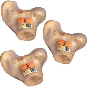 Barking Buddha White Beef Knuckle Bone Natural Dog Chews - 12 Count