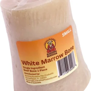 Barking Buddha White Beef Marrow Bone Large Natural Dog Chews - 24 Count