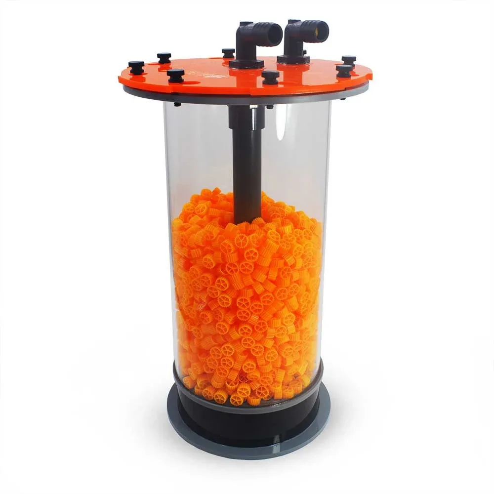 Bashsea BioSpace Reactor 8-2 (8" x 21") Up to 500 Gallons - Orange