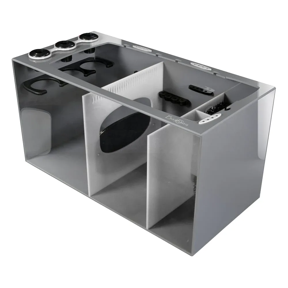 Bashsea SMS-3015 Smart Series Sump, 30 X 15 X 16 in. - White/Gray