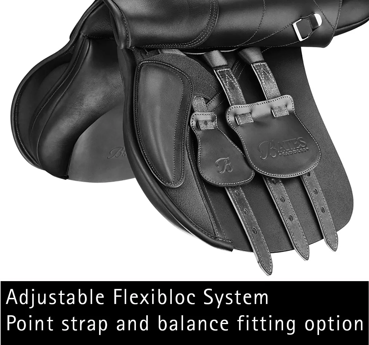 Bates All-Purpose SC+ Saddle in Luxe Leather with CAIR® - Image 2