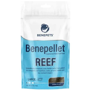 Benepets Benepellet Reef Probiotic Coral & Fish Food - Large 2.7 oz Pouch, 3.0mm