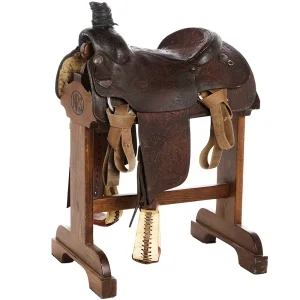 Benton Moore Used 14.5in Acorn Tooled Team Roper