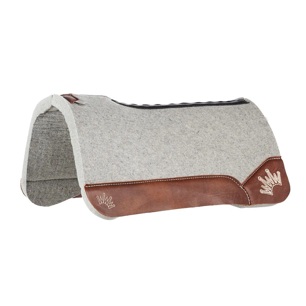 Best Ever Pads Kush 1 1/4in Smooth Brown Saddle Pad