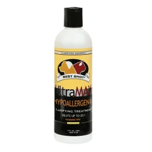 Best Shot UltraMAX Hypoallergenic Dog Grooming Clarifying Treatment 17 oz