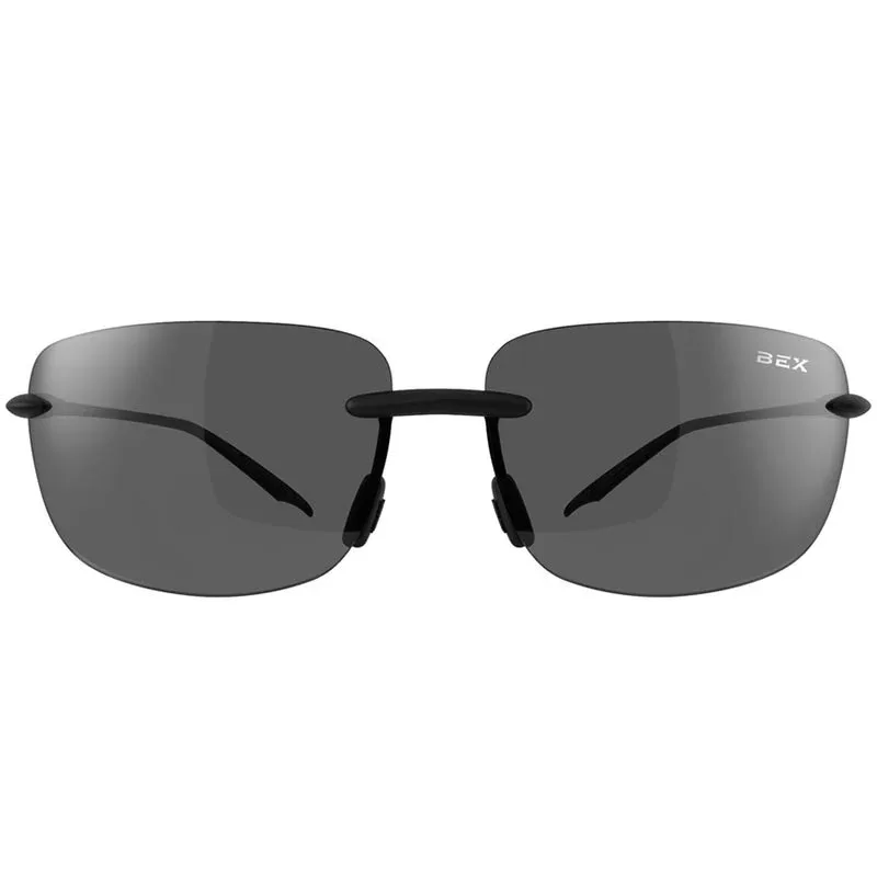 Bex Unisex Jaxyn III Black and Grey Sunglasses - Image 2