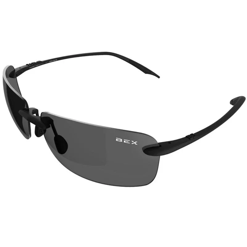 Bex Unisex Jaxyn III Black and Grey Sunglasses