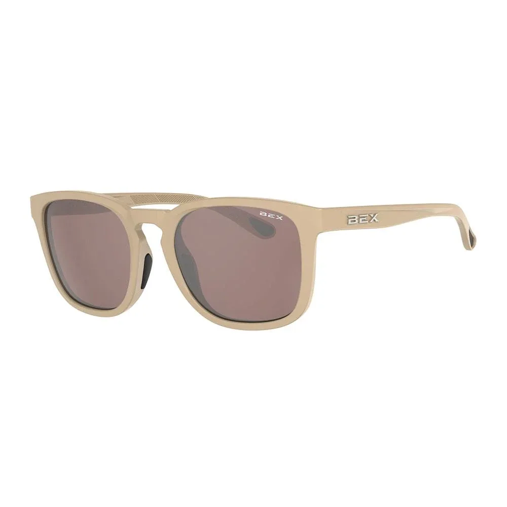 Bex Zion Burlywood Brown and Silver Sunglasses