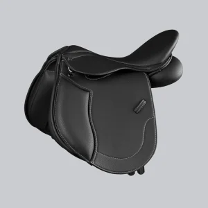 Biarritz Synthetic Pony GP/Jump Saddle Black