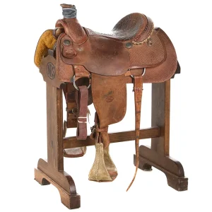 Billy Cook Used 14in Basket Weave Team Roper