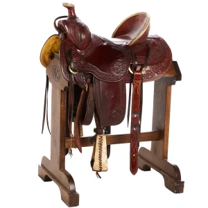 Billy Cook Used 16in Floral and Basket Combo Tooled Ranch Roper