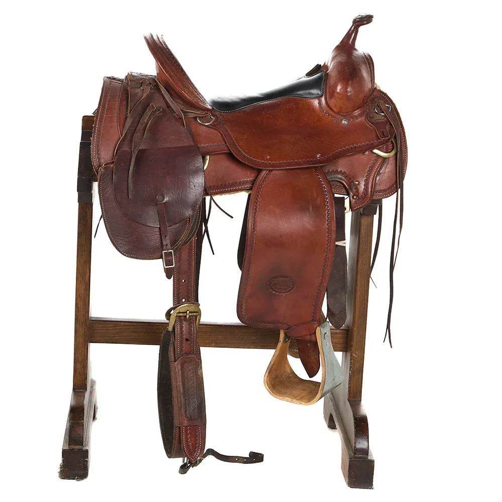 Billy Cook Used 16in Smooth Trail Saddle - Image 2