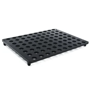 (Black) 80 Hole Frag Flat Rack Tray w/Frag Lock - PNW Customs