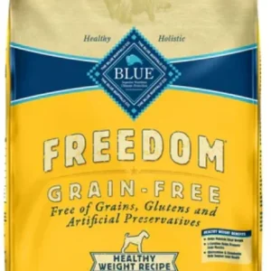 Blue Buffalo Freedom Adult Healthy Weight Chicken Recipe Dry Dog Food 24lb Bag