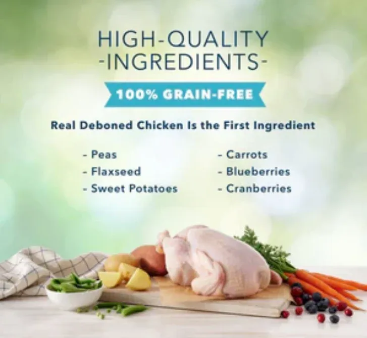 Blue Buffalo Freedom Grain Free Chicken Recipe Puppy Dry Dog Food 24lb Bag - Image 2