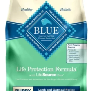 Blue Buffalo Life Protection Natural Lamb & Oatmeal Recipe Puppy Dog Food 30lbs.