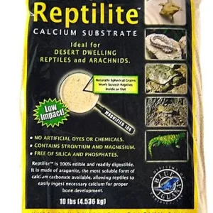 Blue Iguana Reptilite Calcium Substrate for Reptiles - Aztec Gold