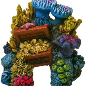Blue Ribbon Exotic Environments Lost Treasure Reef Aquarium Ornament