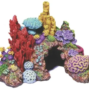 Blue Ribbon Pet Exotic Environments Caribbean Reef Ornament 12" L x 8.5"W x 9"H