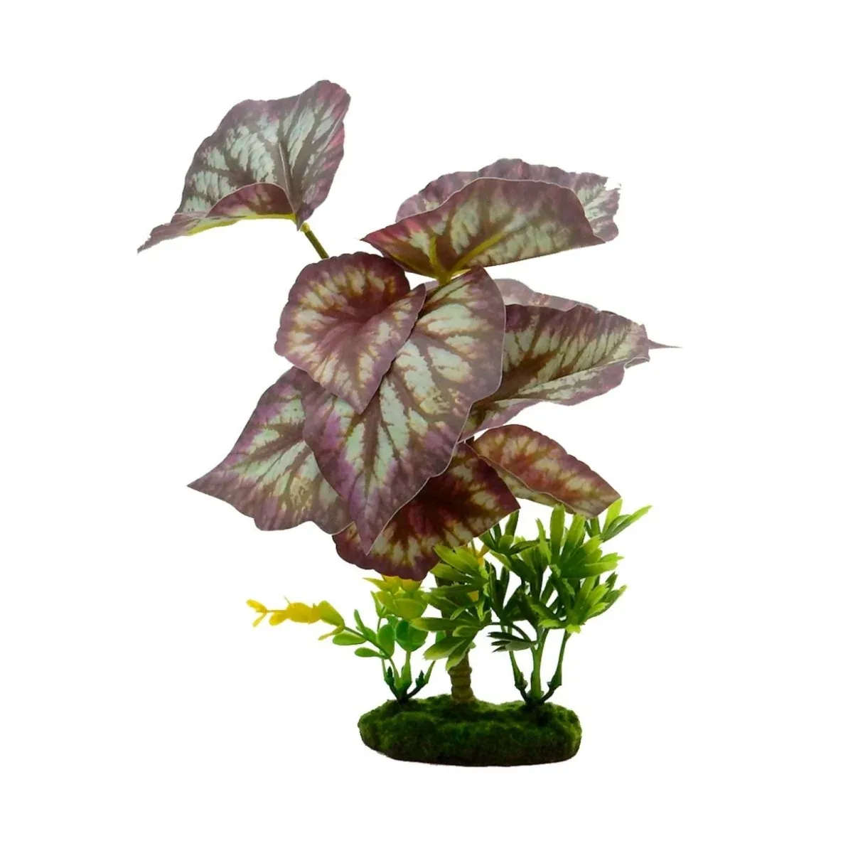 Blue Ribbon Pet Products Tropical Gardens Caladium Bicolor Aquarium Plant, 11 in