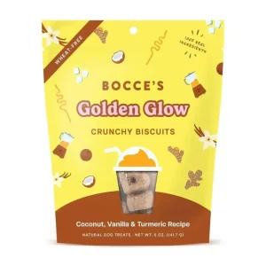 Bocce's Bakery Golden Glow Biscuit Dog Treats 5oz