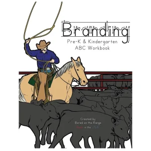Bored On The Range Llc Branding Pre K/Kindergarten ABC Workbook