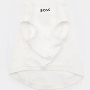 Boss Graphic Tshirt for Dogs (Bright White)