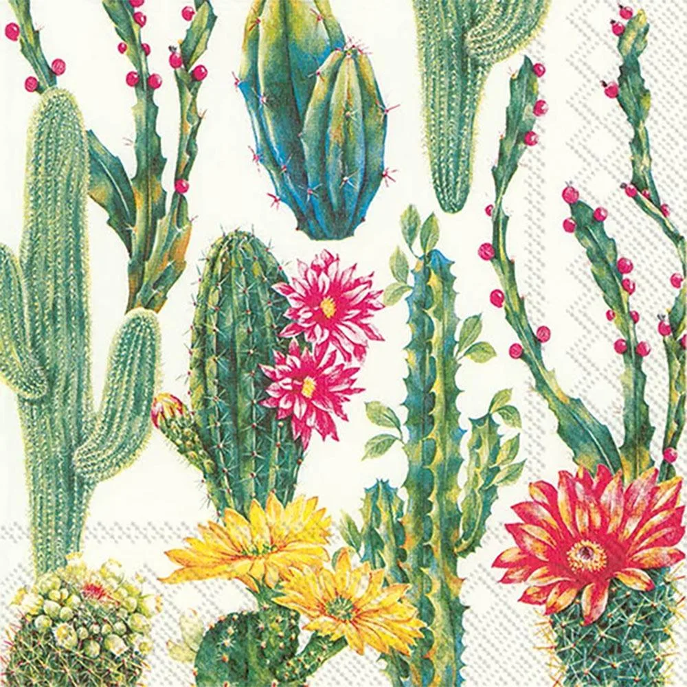 Boston International Inc Exotic Garden Cocktail Napkin