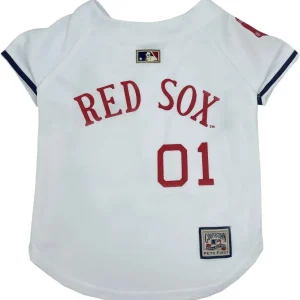 Boston Red Sox Throwback Dog Jersey - MLB Licensed Pet Apparel