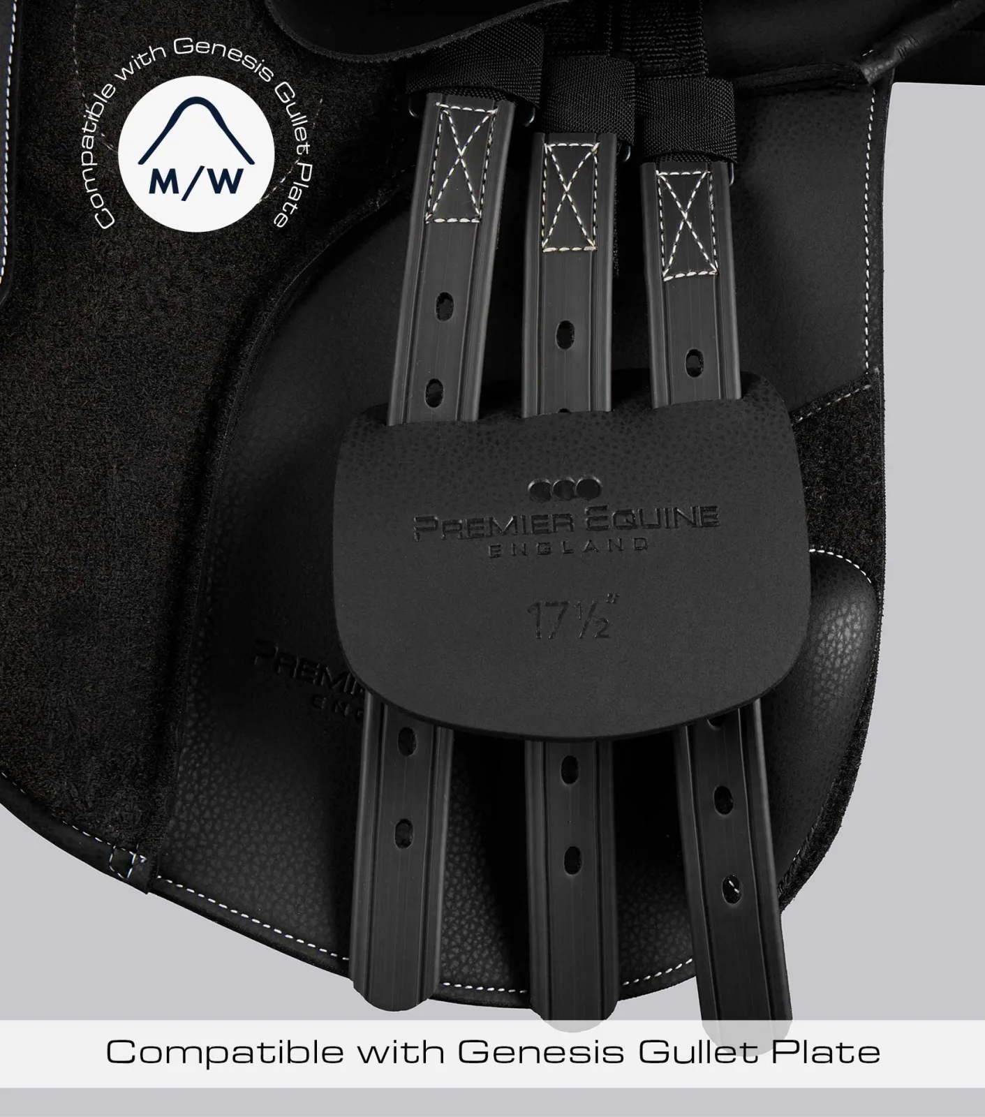 Bourges Synthetic GP Saddle Black - Image 2