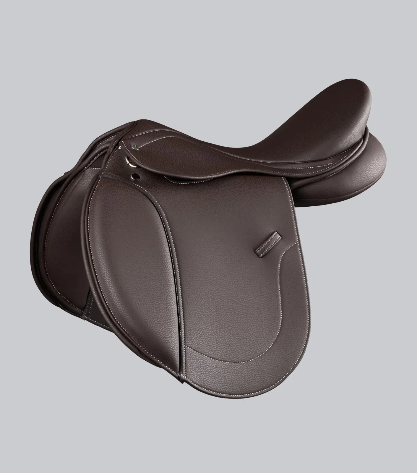 Bourges Synthetic GP Saddle Dark Havana