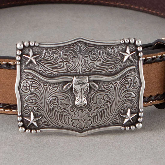 Boys' Aztec Longhorn Buckle Belt - Image 2